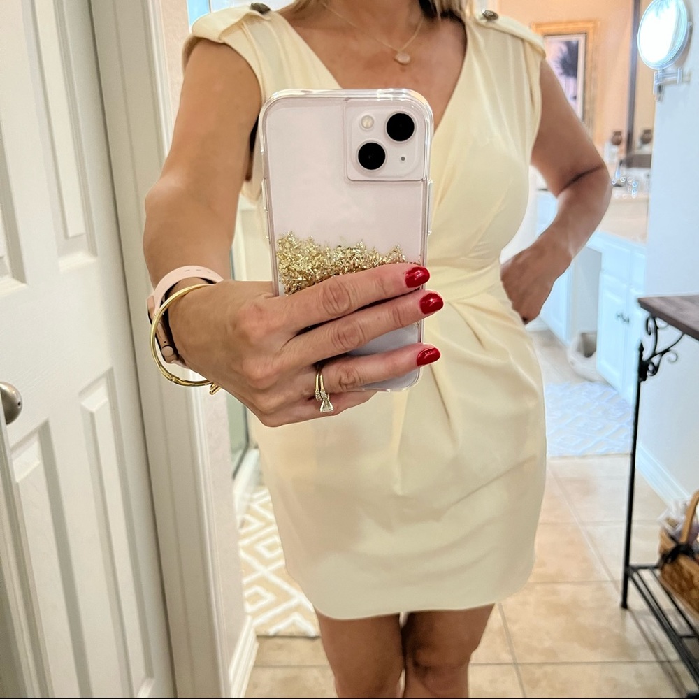 Vintage Cals cream mini dress Size M